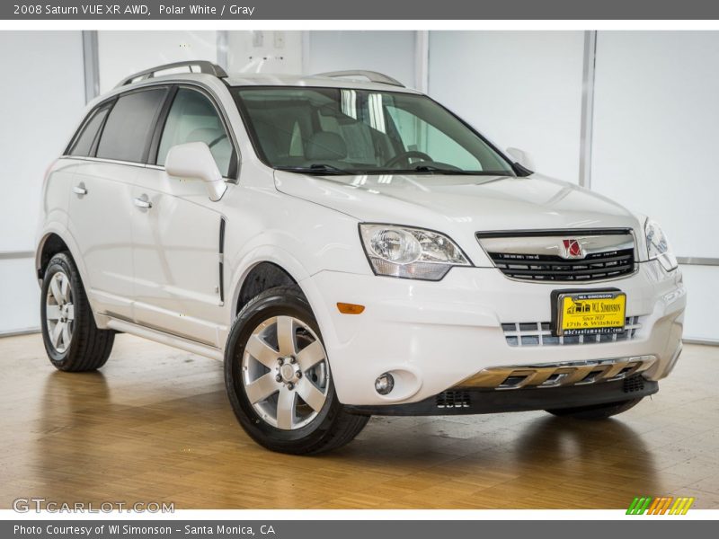 Polar White / Gray 2008 Saturn VUE XR AWD