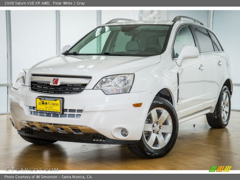 Polar White / Gray 2008 Saturn VUE XR AWD