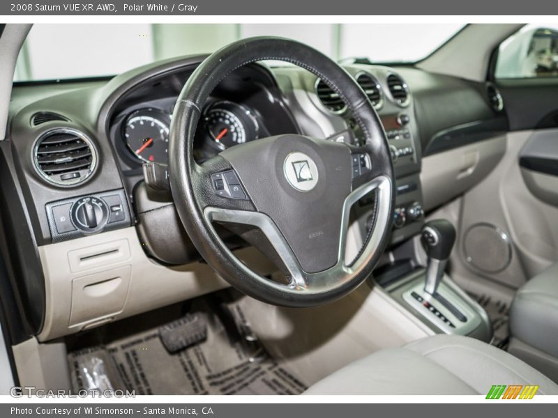 Polar White / Gray 2008 Saturn VUE XR AWD