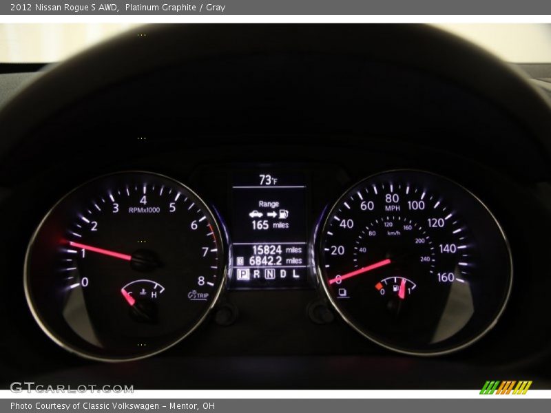 Platinum Graphite / Gray 2012 Nissan Rogue S AWD