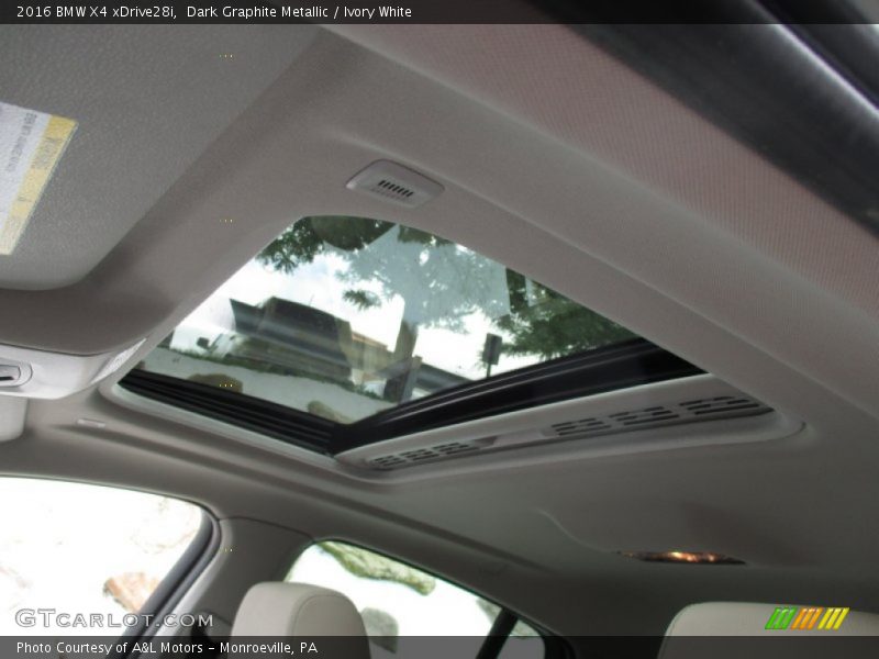 Sunroof of 2016 X4 xDrive28i
