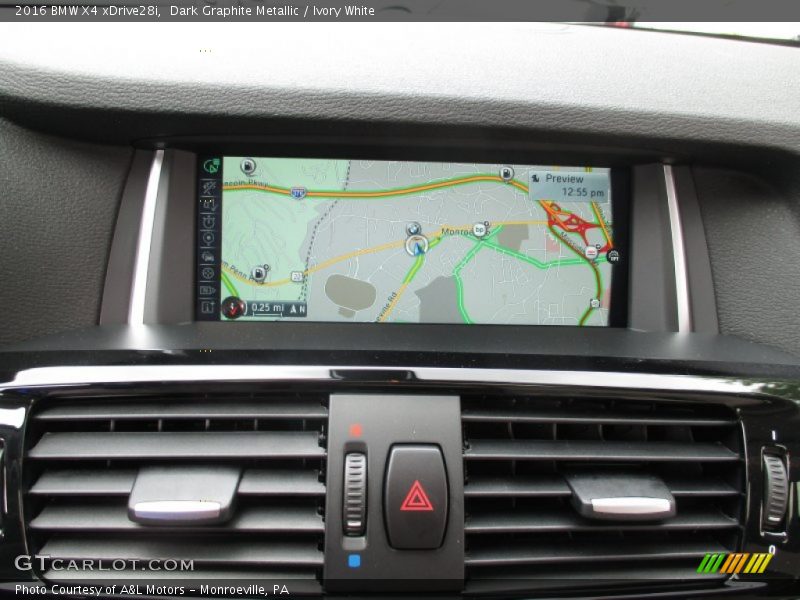 Navigation of 2016 X4 xDrive28i