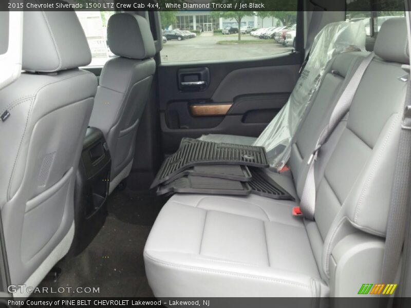 White Diamond Tricoat / Jet Black 2015 Chevrolet Silverado 1500 LTZ Crew Cab 4x4