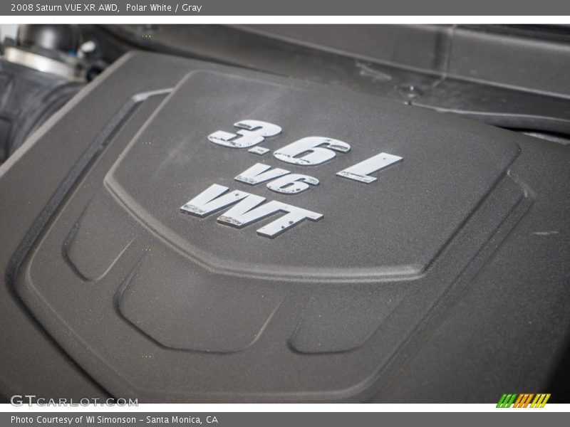 Polar White / Gray 2008 Saturn VUE XR AWD