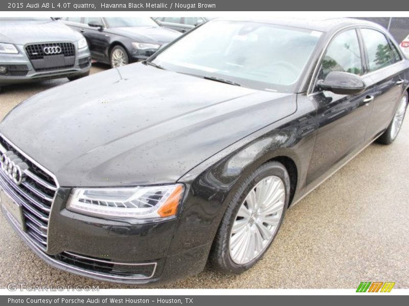 Front 3/4 View of 2015 A8 L 4.0T quattro