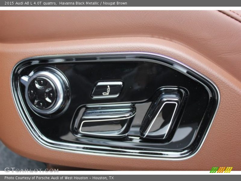 Havanna Black Metallic / Nougat Brown 2015 Audi A8 L 4.0T quattro