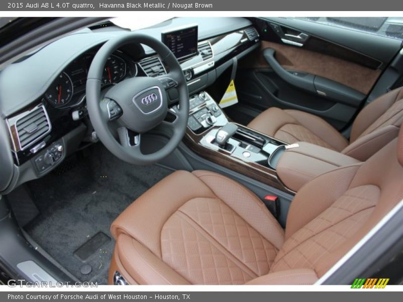  2015 A8 L 4.0T quattro Nougat Brown Interior