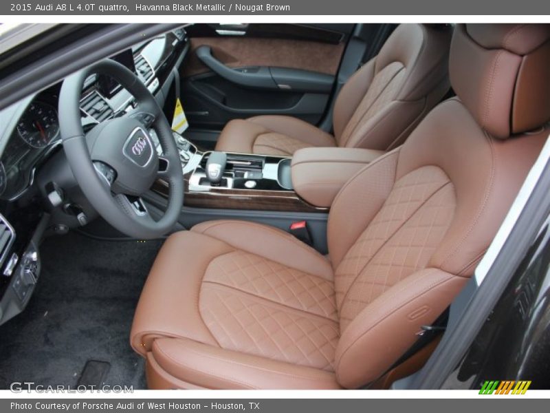 Front Seat of 2015 A8 L 4.0T quattro