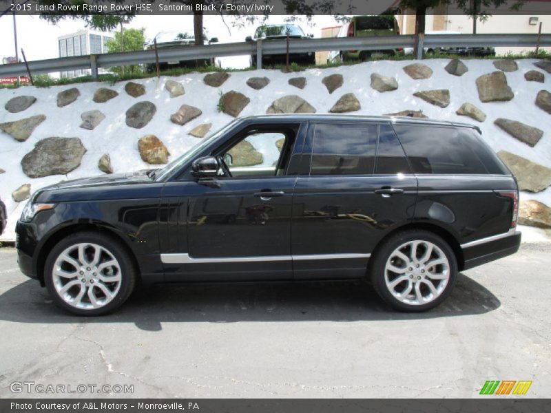 Santorini Black / Ebony/Ivory 2015 Land Rover Range Rover HSE