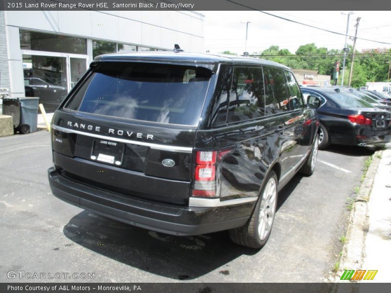 Santorini Black / Ebony/Ivory 2015 Land Rover Range Rover HSE