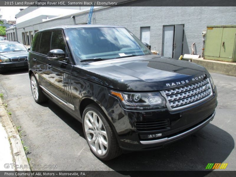 Santorini Black / Ebony/Ivory 2015 Land Rover Range Rover HSE