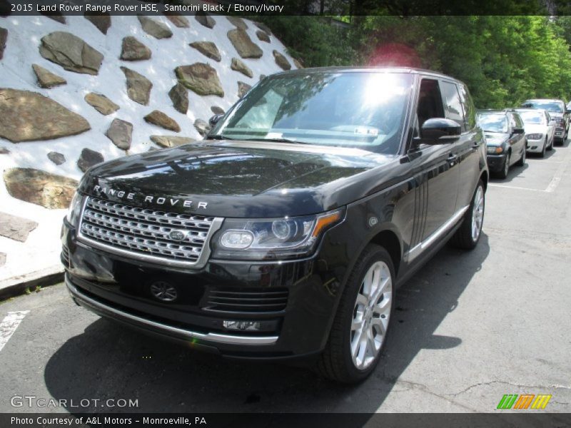 Santorini Black / Ebony/Ivory 2015 Land Rover Range Rover HSE