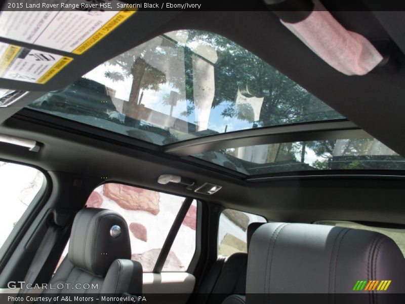 Santorini Black / Ebony/Ivory 2015 Land Rover Range Rover HSE