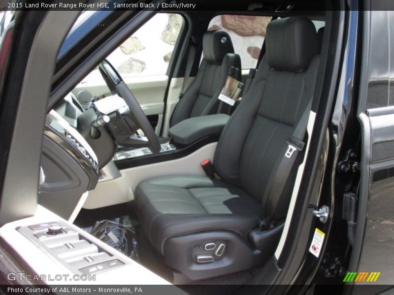Santorini Black / Ebony/Ivory 2015 Land Rover Range Rover HSE