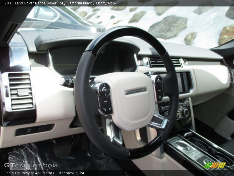 Santorini Black / Ebony/Ivory 2015 Land Rover Range Rover HSE