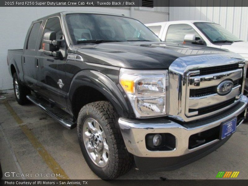Tuxedo Black / Black 2015 Ford F250 Super Duty Lariat Crew Cab 4x4