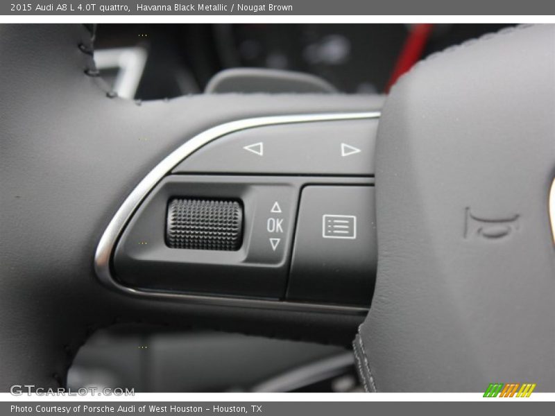 Havanna Black Metallic / Nougat Brown 2015 Audi A8 L 4.0T quattro