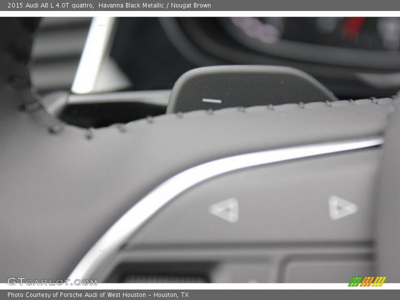Havanna Black Metallic / Nougat Brown 2015 Audi A8 L 4.0T quattro