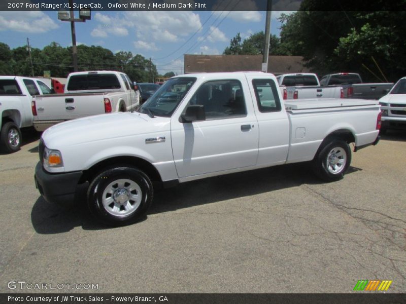 Oxford White / Medium Dark Flint 2007 Ford Ranger XL SuperCab