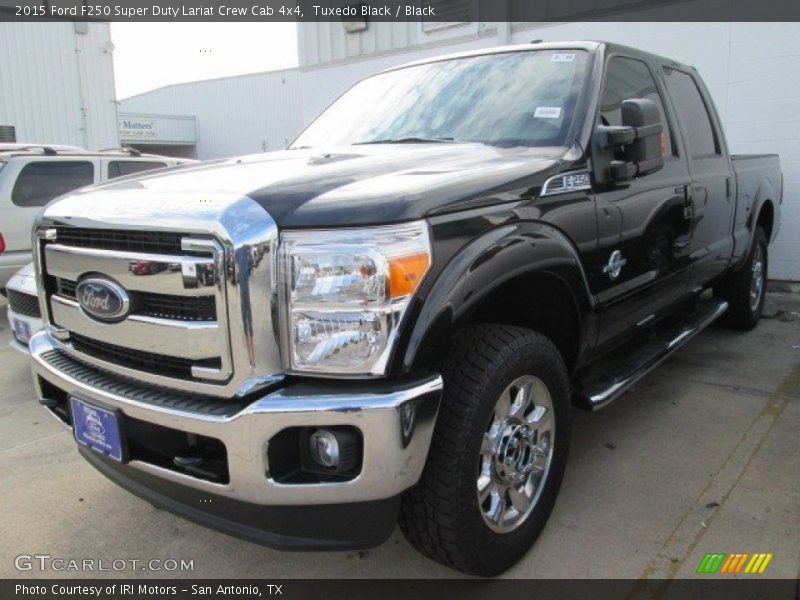 Tuxedo Black / Black 2015 Ford F250 Super Duty Lariat Crew Cab 4x4