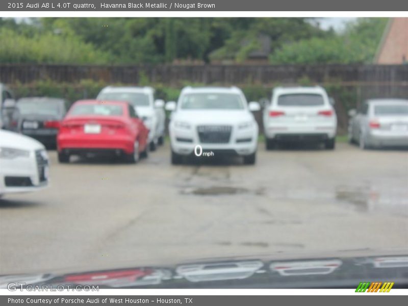 Havanna Black Metallic / Nougat Brown 2015 Audi A8 L 4.0T quattro