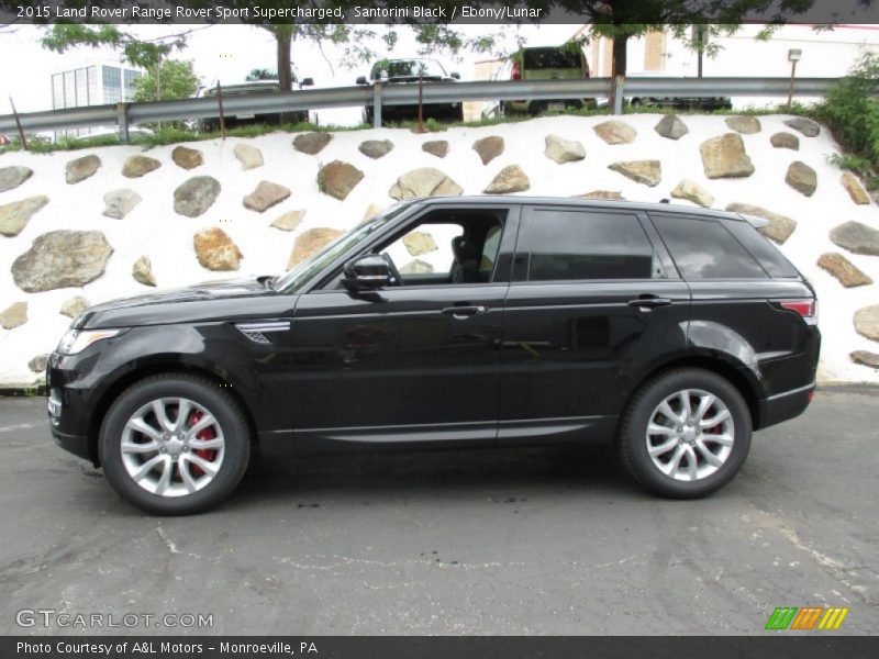 Santorini Black / Ebony/Lunar 2015 Land Rover Range Rover Sport Supercharged