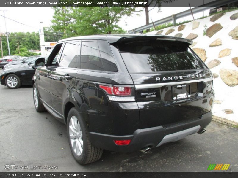 Santorini Black / Ebony/Lunar 2015 Land Rover Range Rover Sport Supercharged