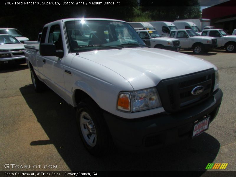 Oxford White / Medium Dark Flint 2007 Ford Ranger XL SuperCab