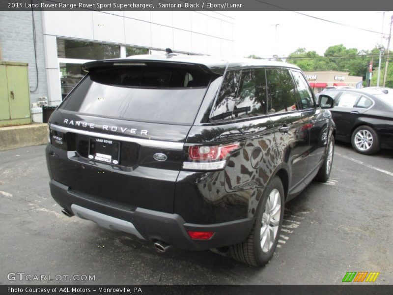 Santorini Black / Ebony/Lunar 2015 Land Rover Range Rover Sport Supercharged