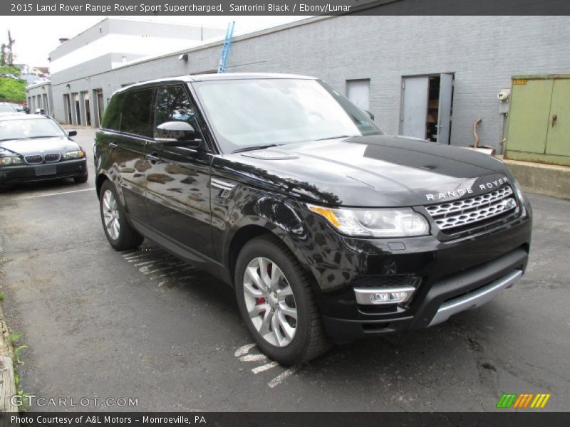 Santorini Black / Ebony/Lunar 2015 Land Rover Range Rover Sport Supercharged