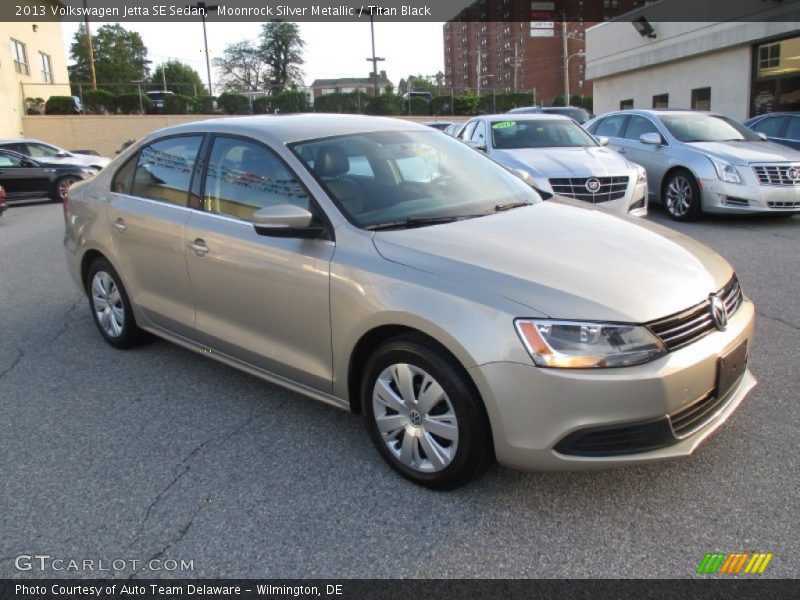 Moonrock Silver Metallic / Titan Black 2013 Volkswagen Jetta SE Sedan