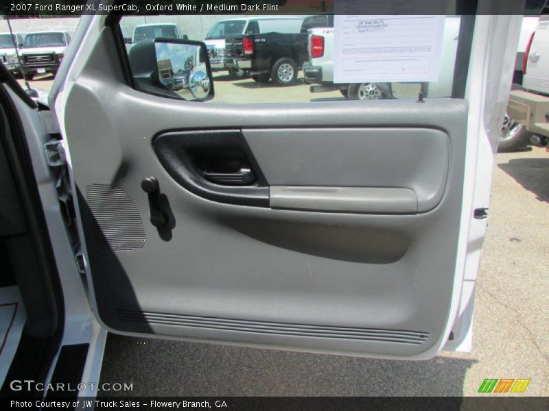 Oxford White / Medium Dark Flint 2007 Ford Ranger XL SuperCab