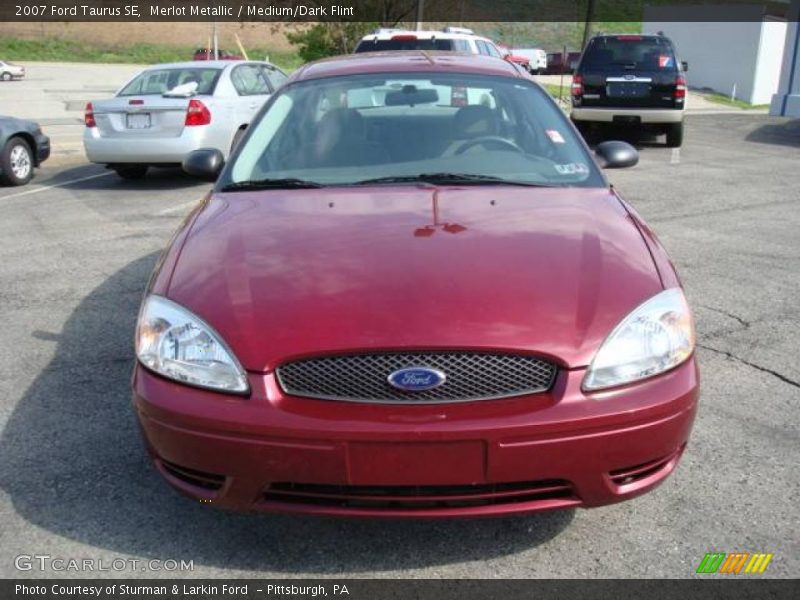 Merlot Metallic / Medium/Dark Flint 2007 Ford Taurus SE