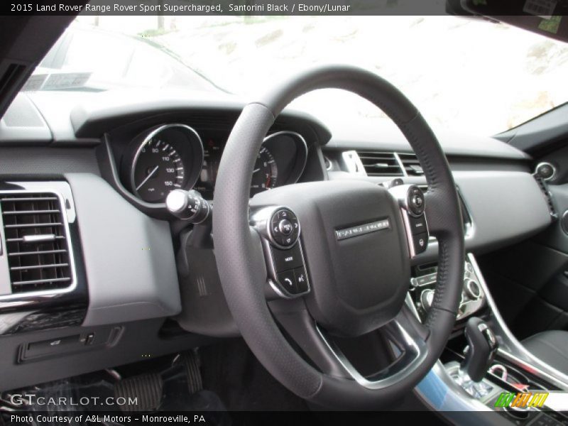 Santorini Black / Ebony/Lunar 2015 Land Rover Range Rover Sport Supercharged
