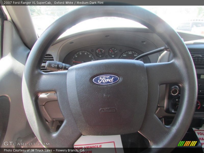 Oxford White / Medium Dark Flint 2007 Ford Ranger XL SuperCab