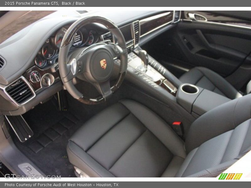 Black Interior - 2015 Panamera GTS 