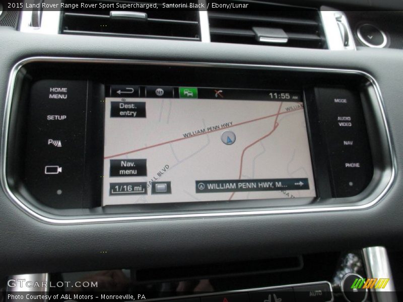 Santorini Black / Ebony/Lunar 2015 Land Rover Range Rover Sport Supercharged