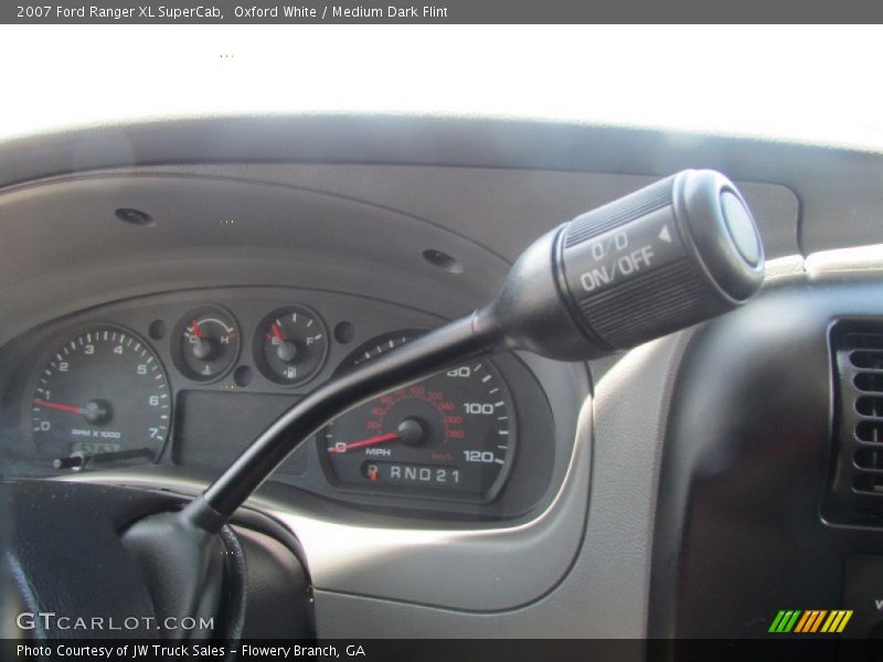 Oxford White / Medium Dark Flint 2007 Ford Ranger XL SuperCab