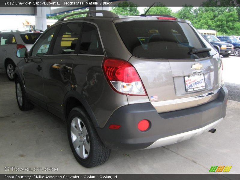 Mocha Steel Metallic / Black 2012 Chevrolet Captiva Sport LS