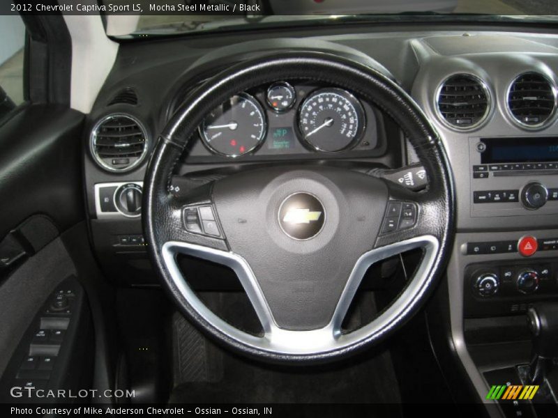 Mocha Steel Metallic / Black 2012 Chevrolet Captiva Sport LS