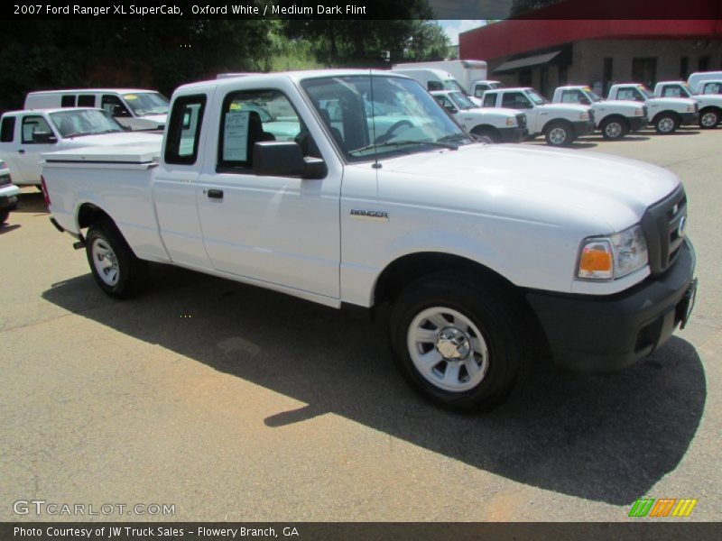Oxford White / Medium Dark Flint 2007 Ford Ranger XL SuperCab