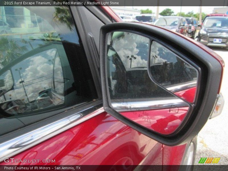 Ruby Red Metallic / Medium Light Stone 2015 Ford Escape Titanium