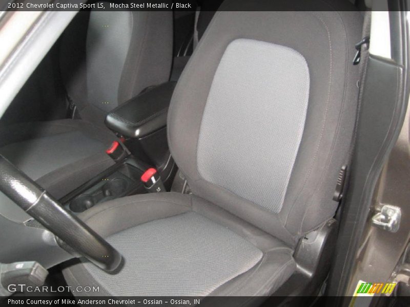 Mocha Steel Metallic / Black 2012 Chevrolet Captiva Sport LS
