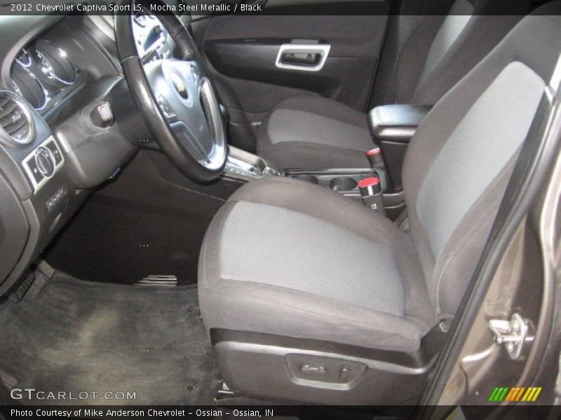Mocha Steel Metallic / Black 2012 Chevrolet Captiva Sport LS