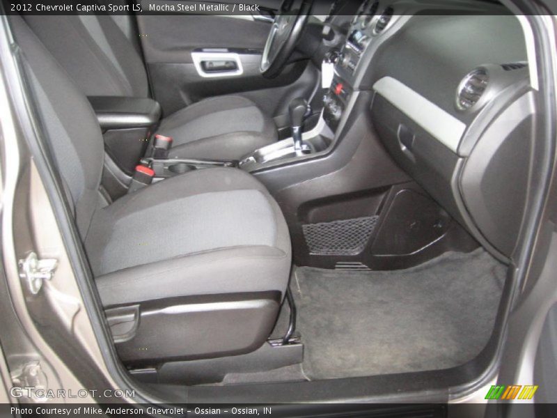 Mocha Steel Metallic / Black 2012 Chevrolet Captiva Sport LS