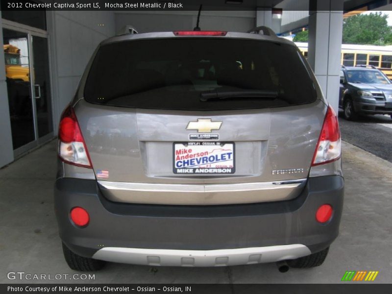 Mocha Steel Metallic / Black 2012 Chevrolet Captiva Sport LS