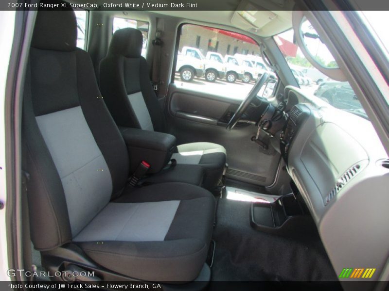 Oxford White / Medium Dark Flint 2007 Ford Ranger XL SuperCab