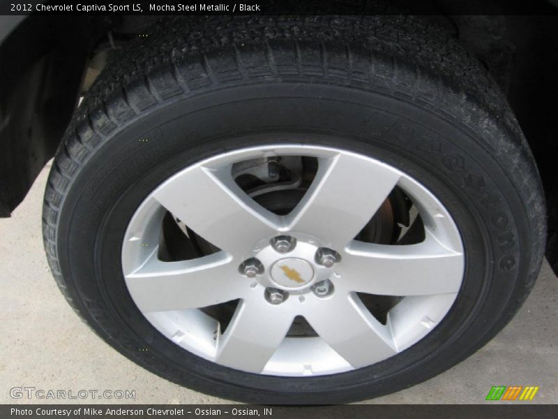 Mocha Steel Metallic / Black 2012 Chevrolet Captiva Sport LS