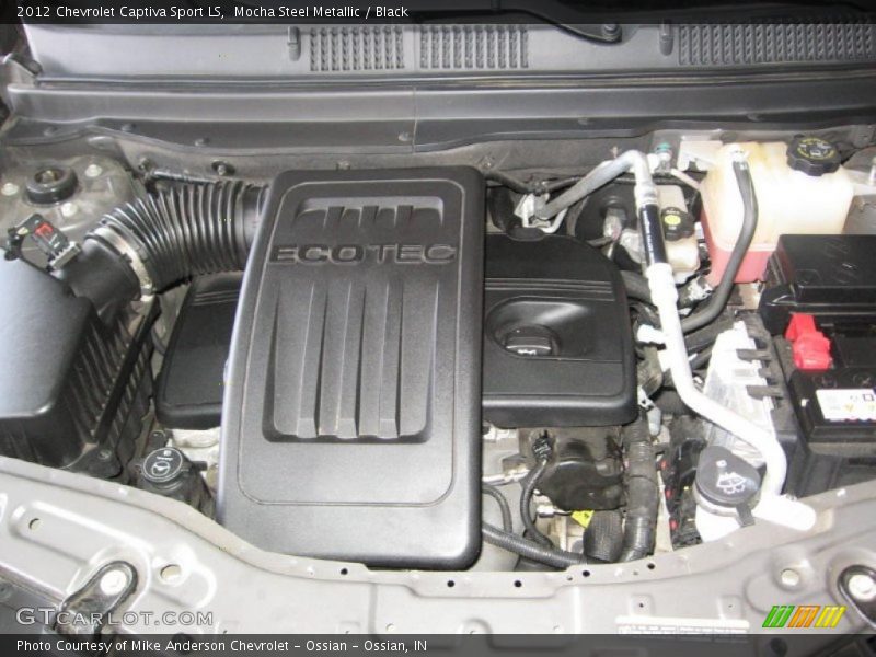 Mocha Steel Metallic / Black 2012 Chevrolet Captiva Sport LS