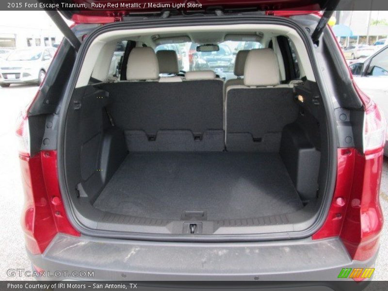 Ruby Red Metallic / Medium Light Stone 2015 Ford Escape Titanium